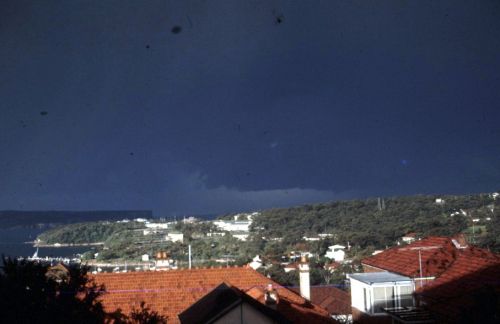 Window View Storm